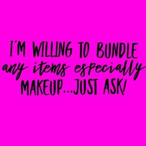 Bundles on makeup etc